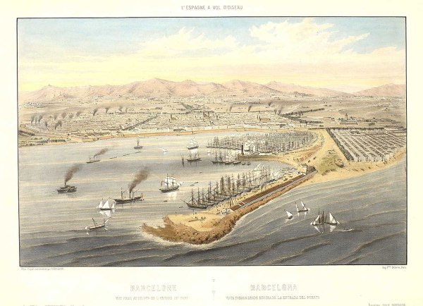 Puerto de Barcelona - 1856