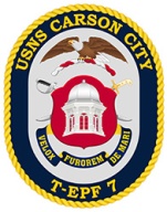 USNS Carson City seal